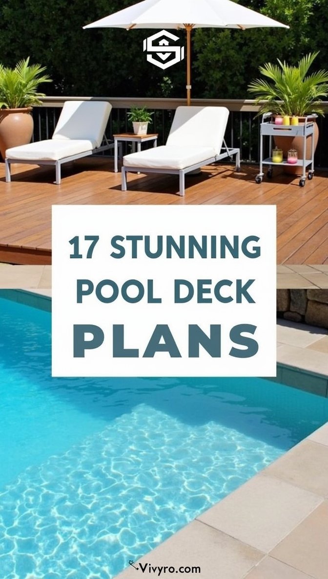 17 Stunning Pool Deck Plans for Your Backyard Oasis