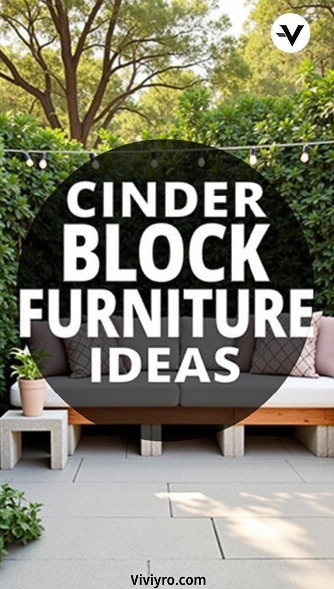 Cinder Block Furniture Ideas.