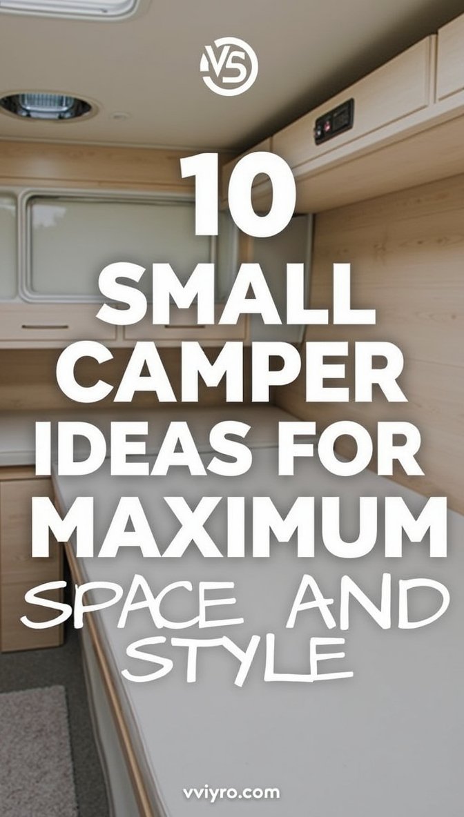 10 Small Camper Interior Ideas for Maximum Space and Style