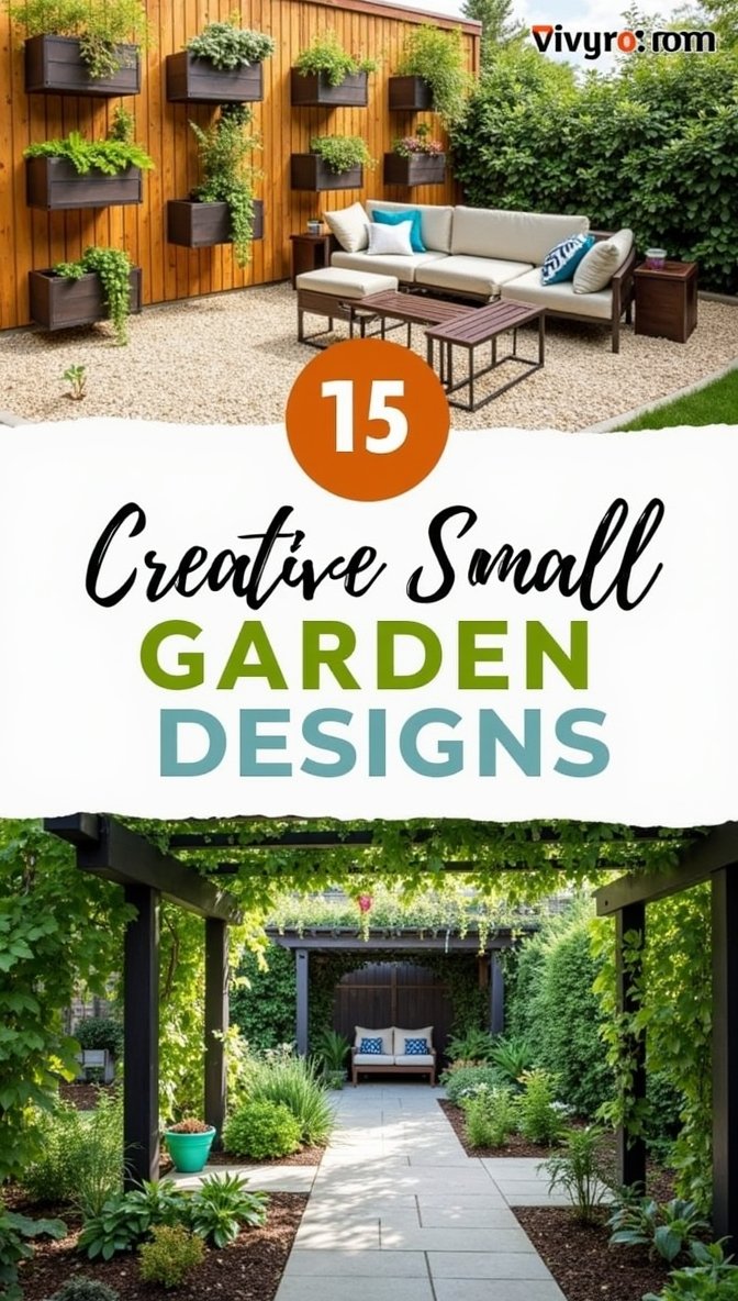 15 Creative Small Garden Designs for Limited Yards