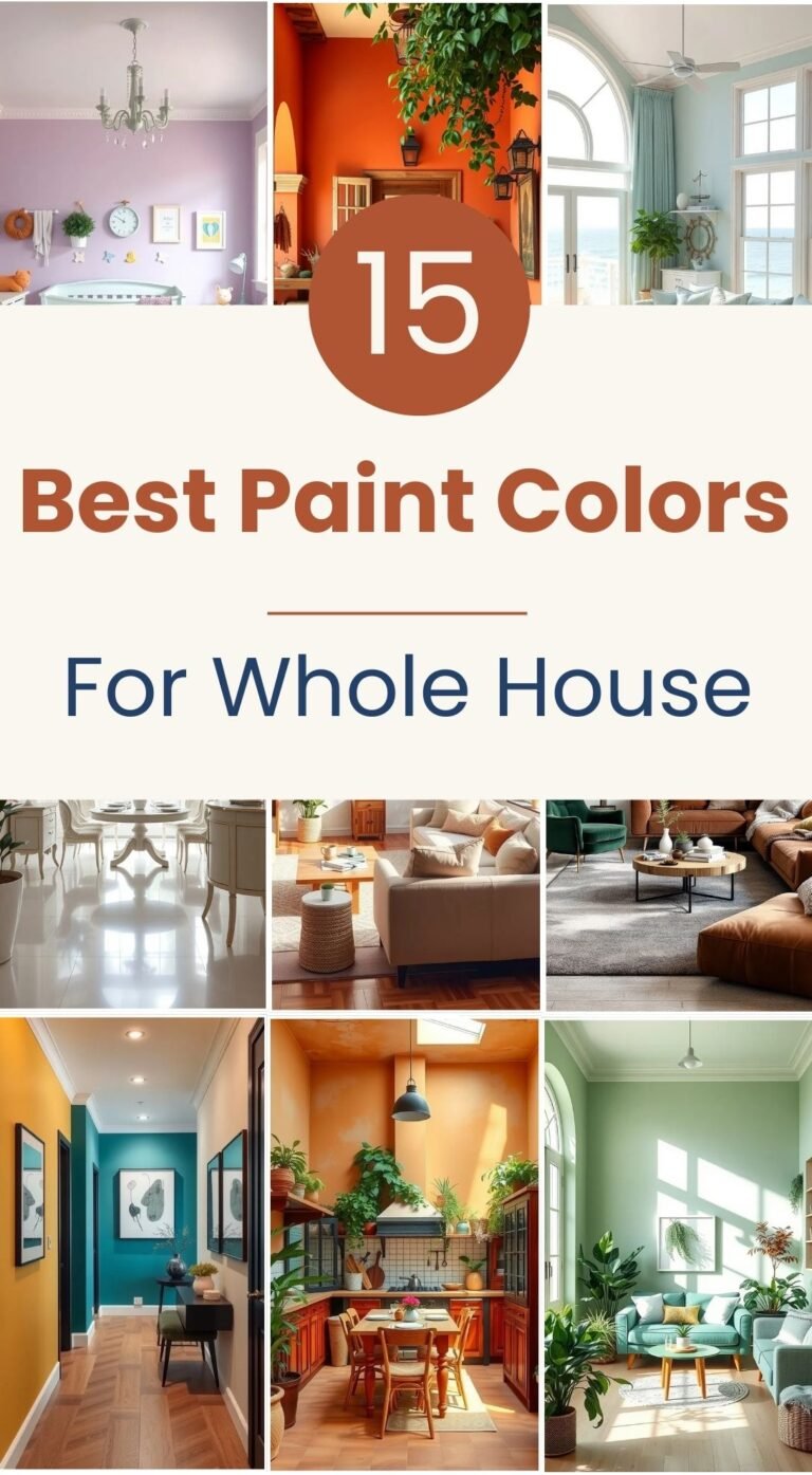 15 Beautiful Paint Colors For Whole House