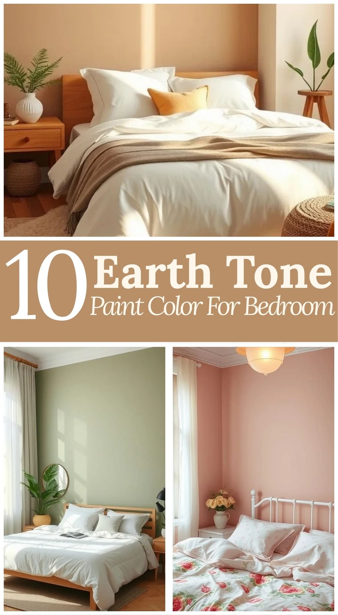 Earth Tone paint colors for your bedroom