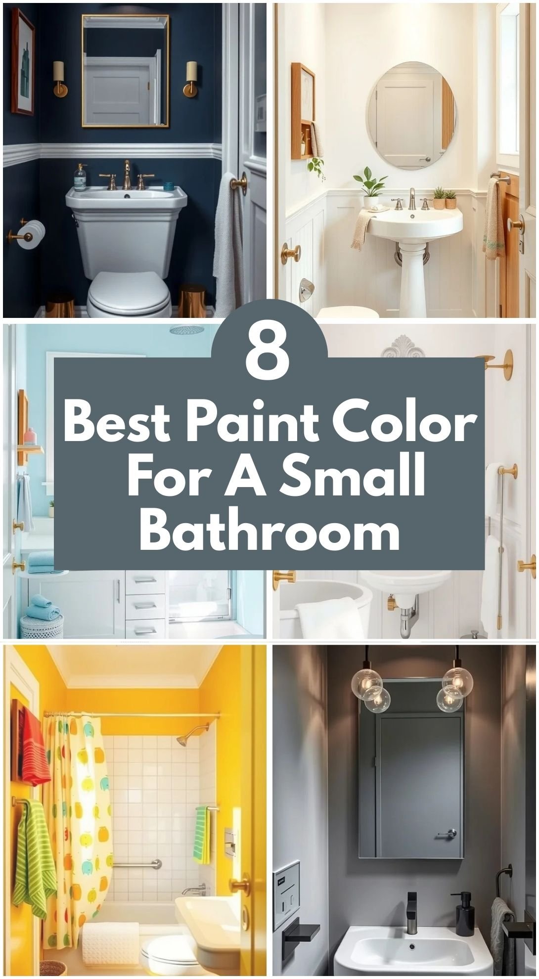 Best Paint Colors For A Small Bathroom