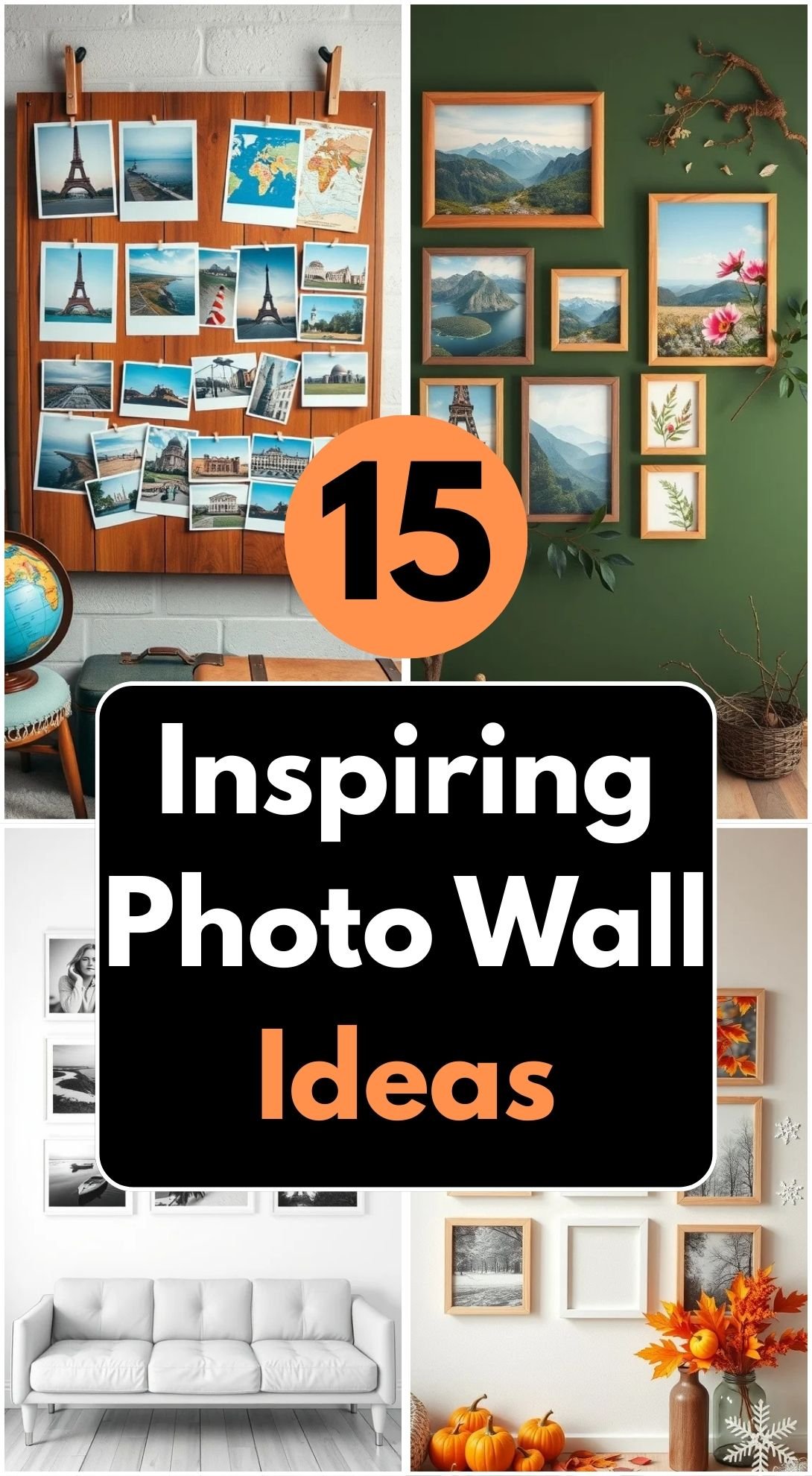 Inspiring Photo Wall Ideas