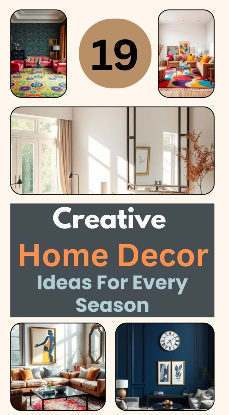 19 Creative Home Decor Ideas to Transform Your Space