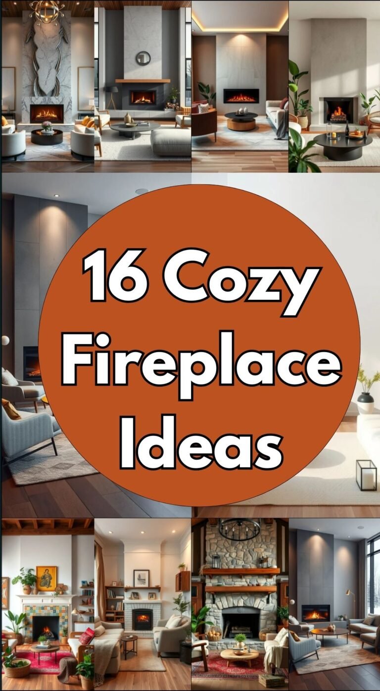 16 Cozy Fireplace Ideas to Warm Up Your Home