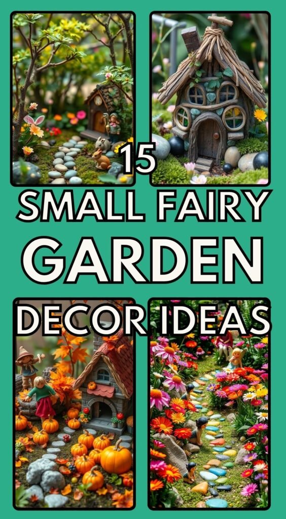 15 Small Fairy Garden Decor Ideas to Spark Your Imagination