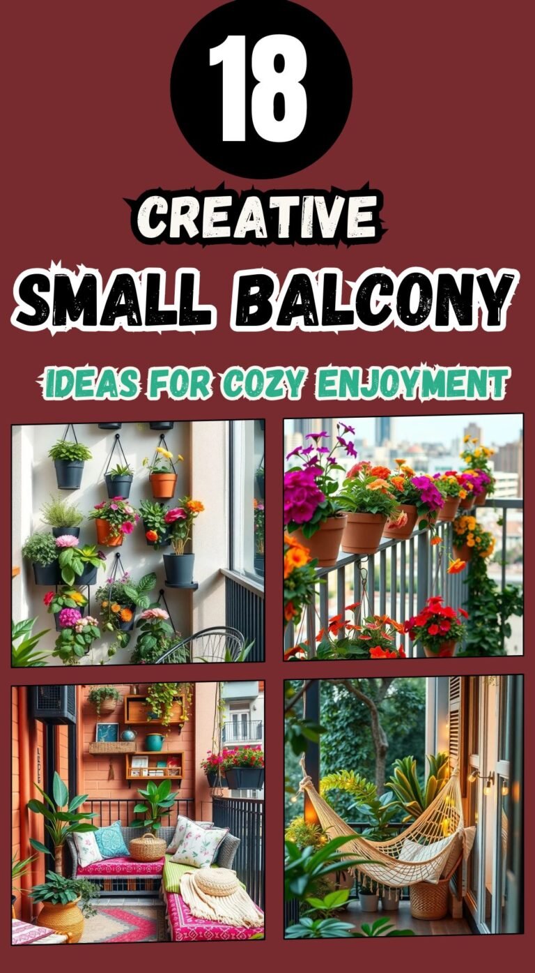 18 Creative Small Balcony Ideas for Maximum Enjoyment