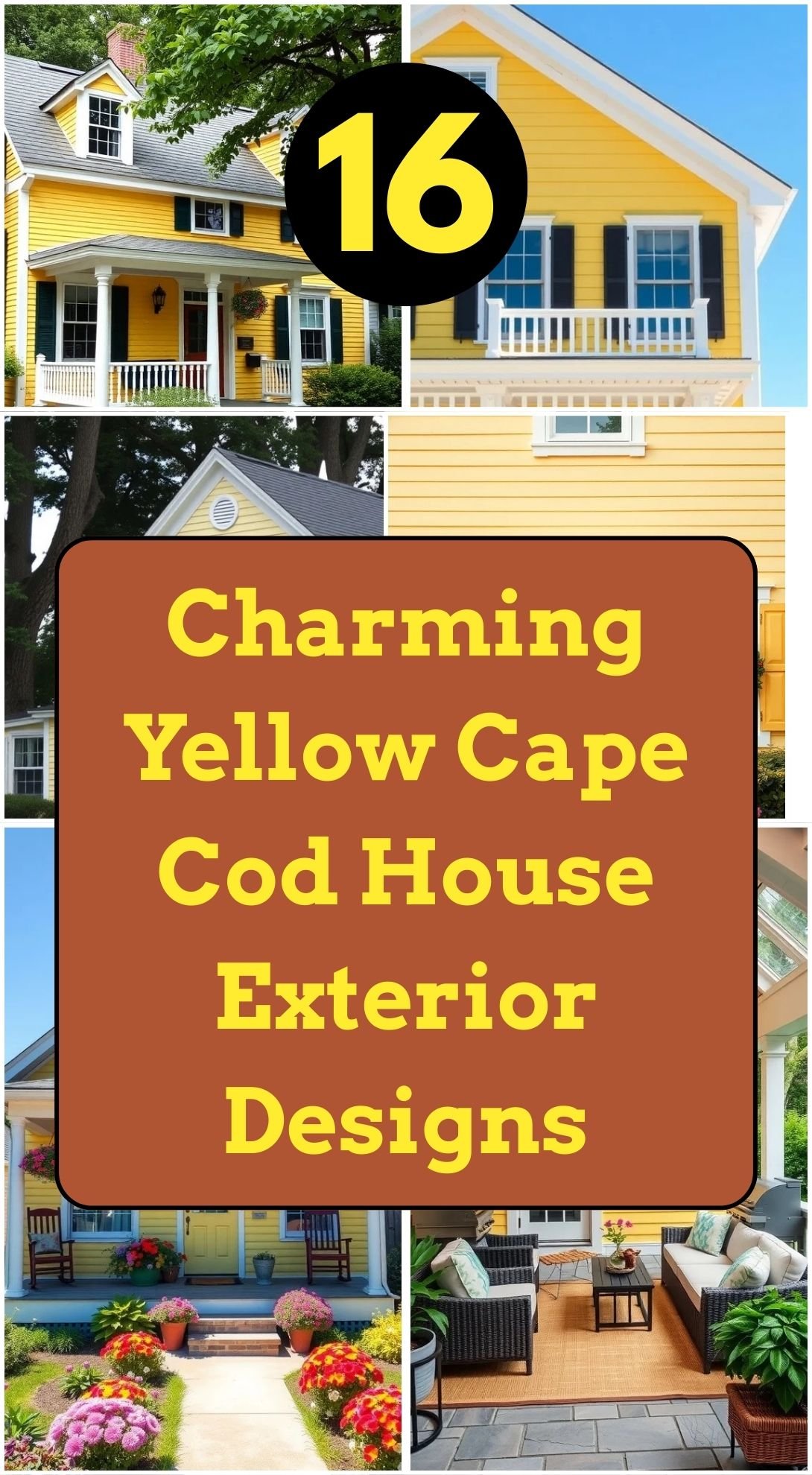 16 Charming Yellow Cape Cod House Exterior Designs You’ll Love