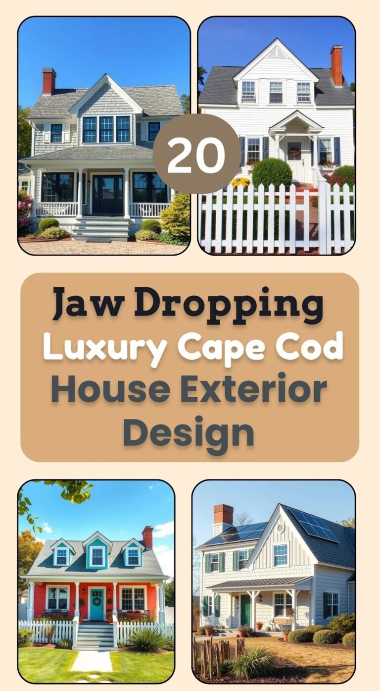 Luxury Cape Cod House Exterior Design