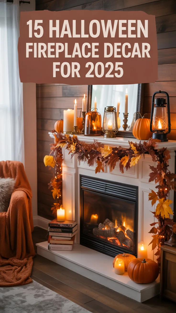 Halloween Fireplace Decor