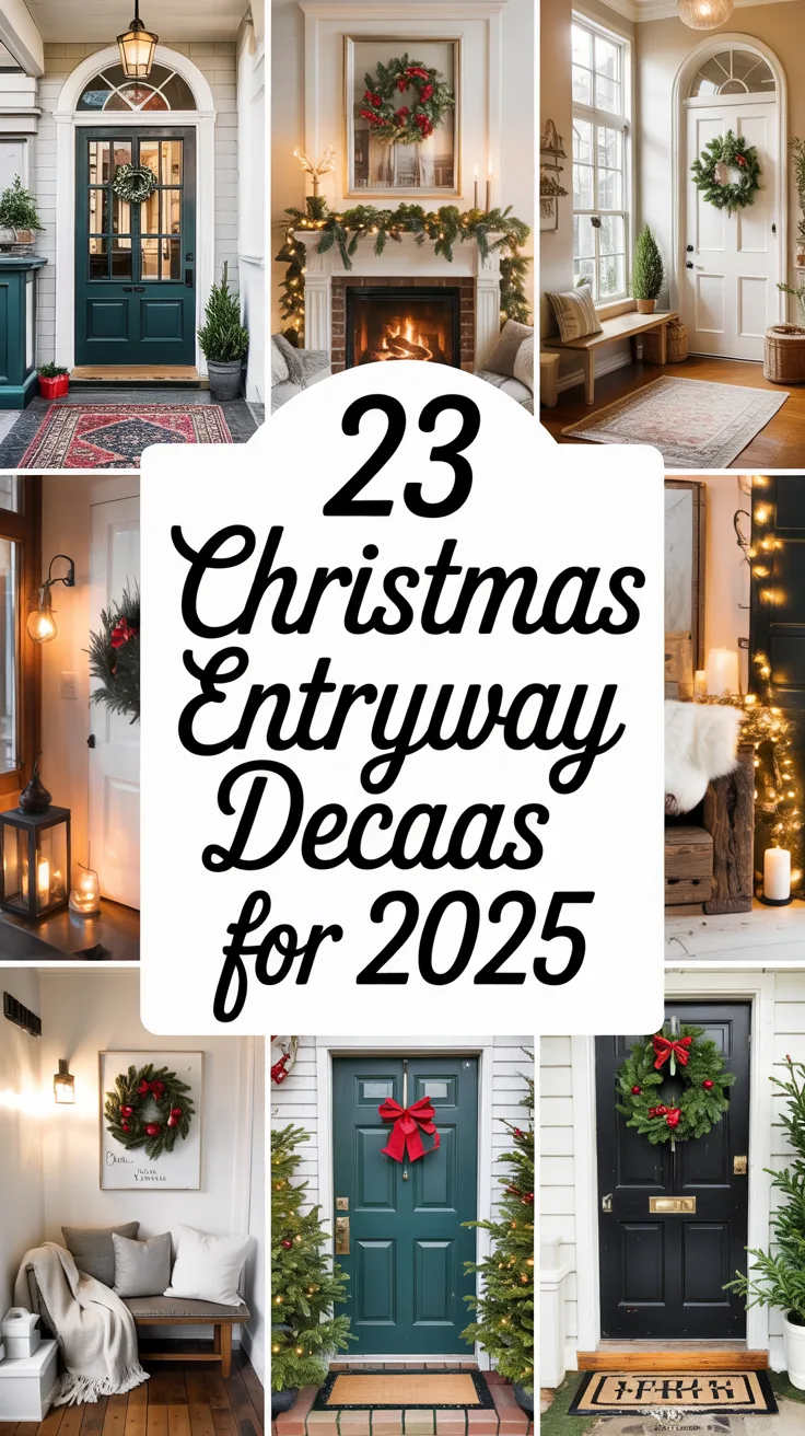 Christmas Entryway Decor