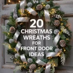Christmas Wreaths for Front Door Ideas
