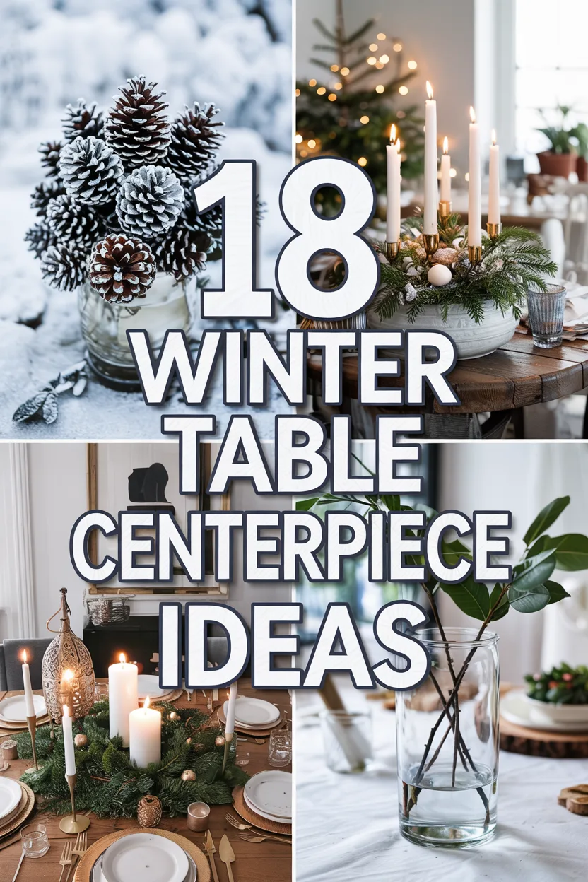 Winter Table Centerpiece Ideas