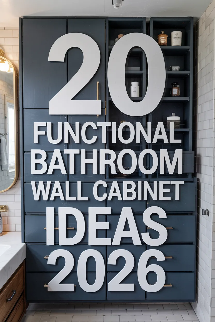Bathroom Wall Cabinet Ideas