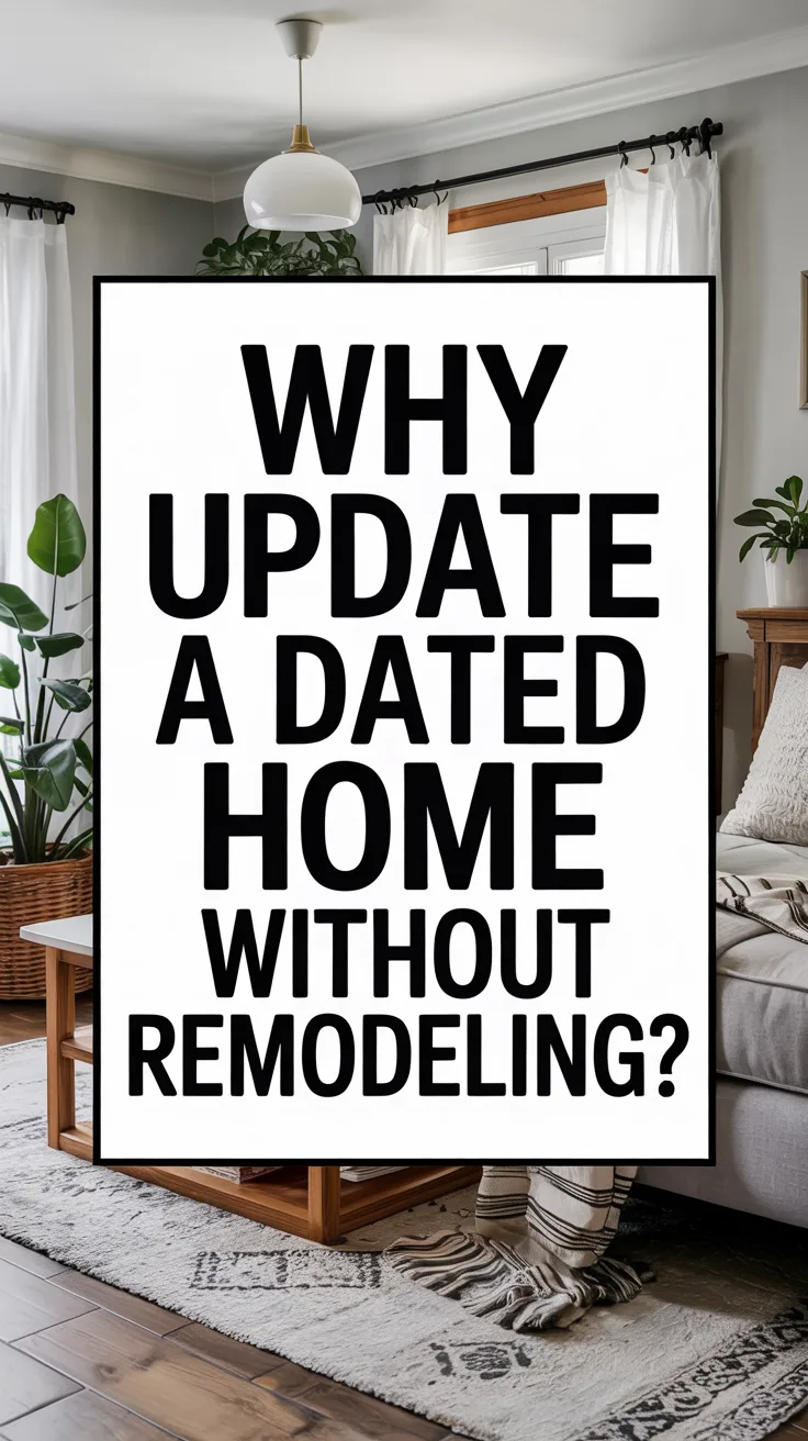 How to Update a Dated Home Without Remodeling