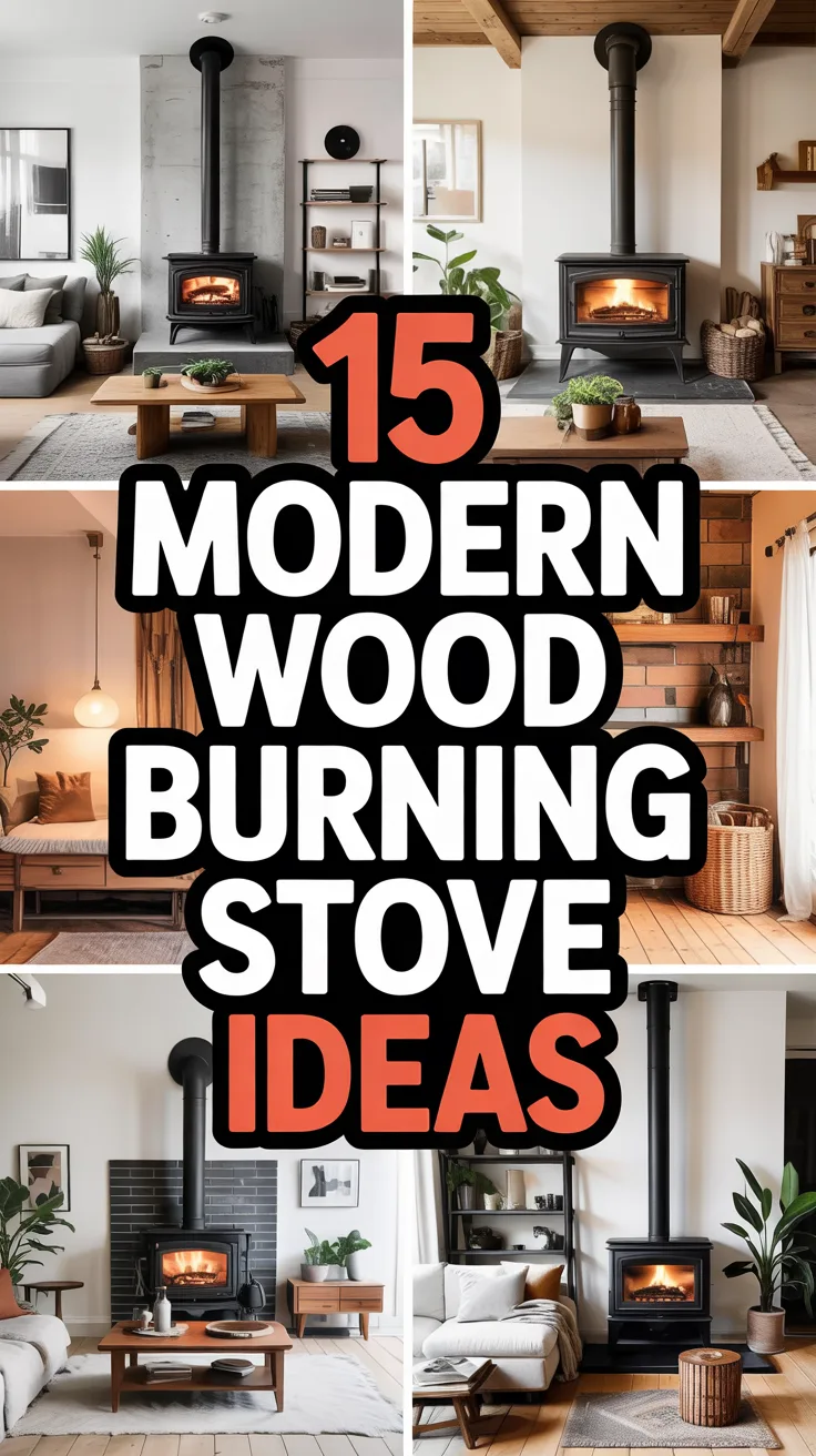 Modern Wood Burning Stove