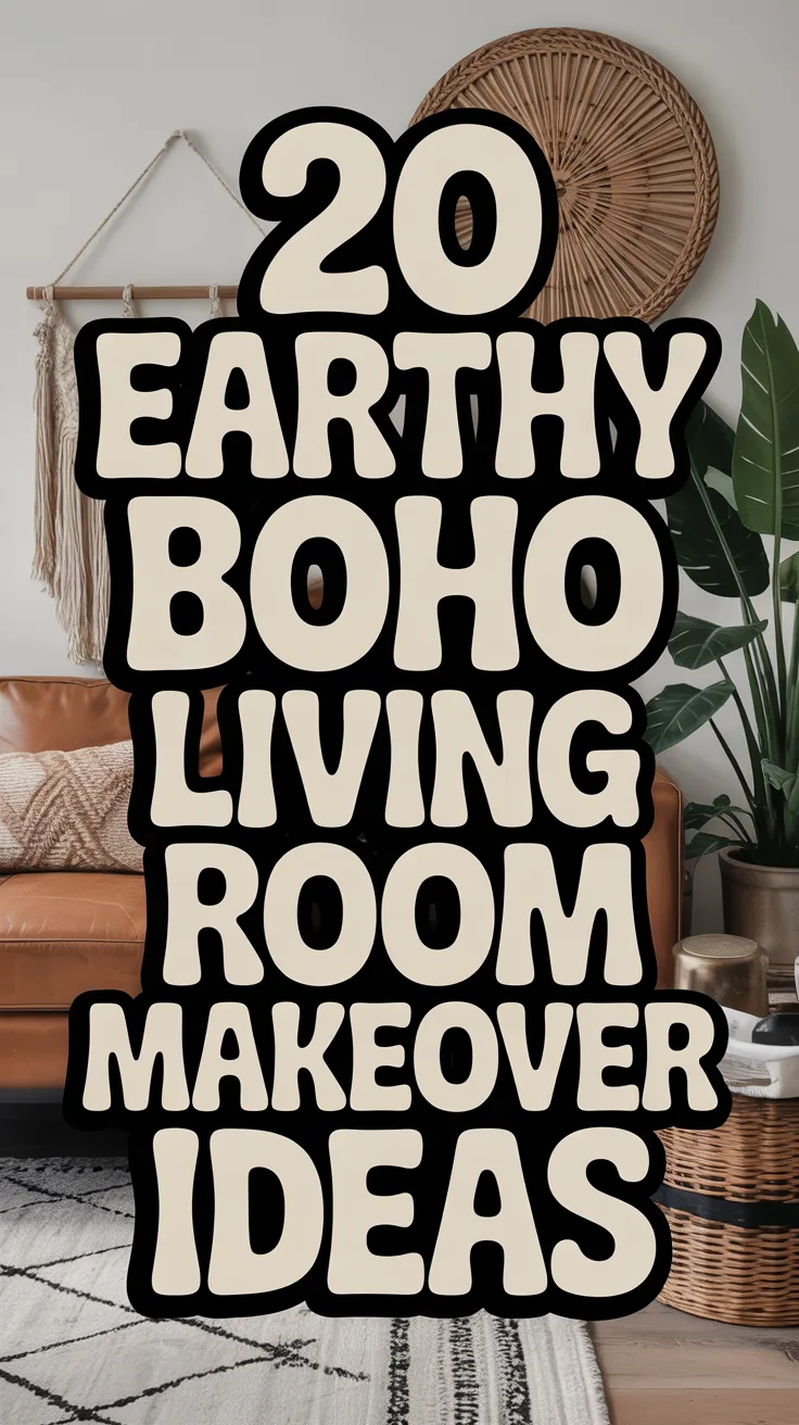 Boho Living Room Makeover