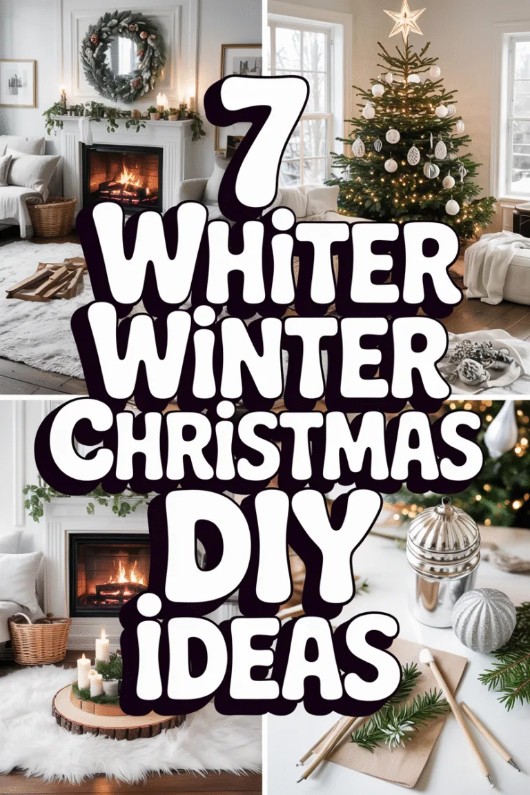 7 White Winter Christmas DIY Wonderlands