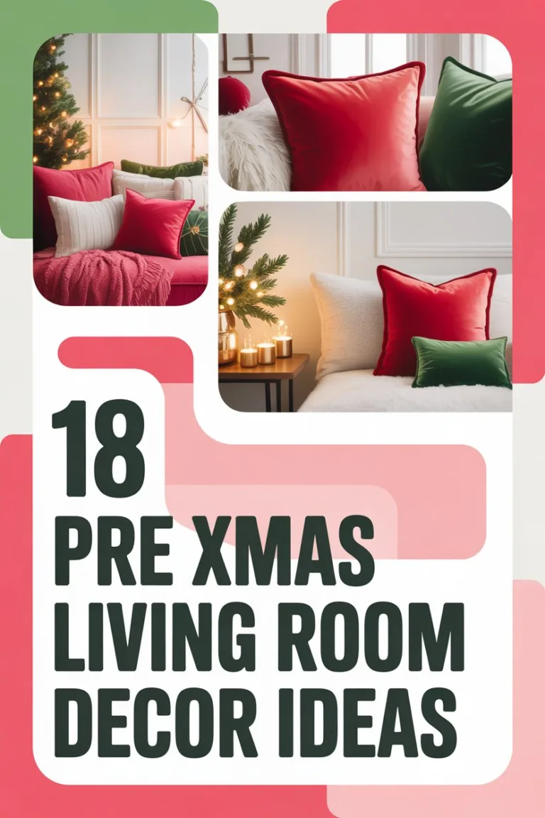 Pre Xmas Living Room Decor