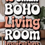 Small Boho Living Room
