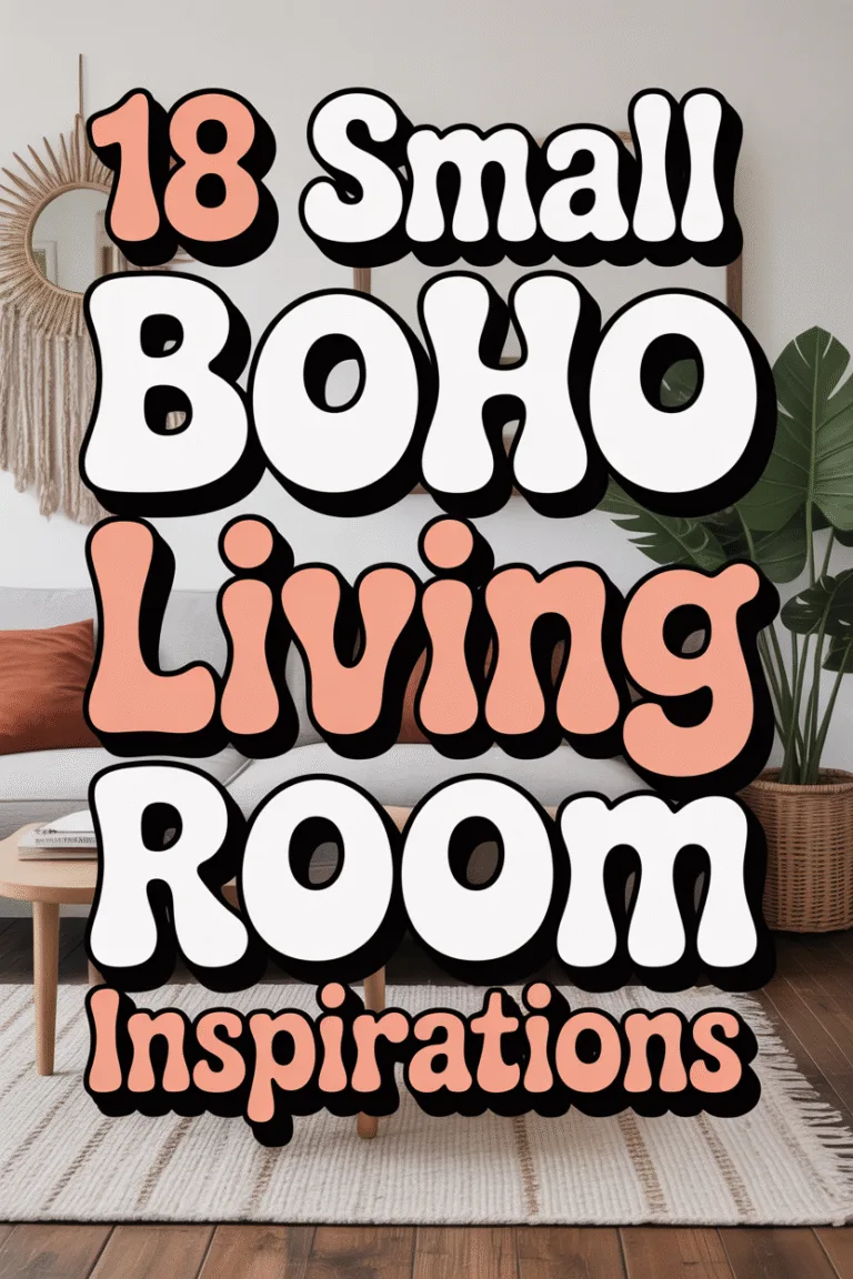 Small Boho Living Room