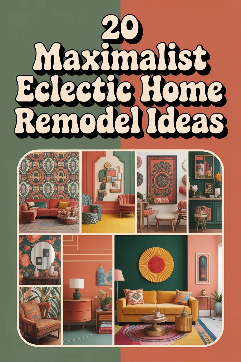 Maximalist Eclectic Home Remodel Ideas