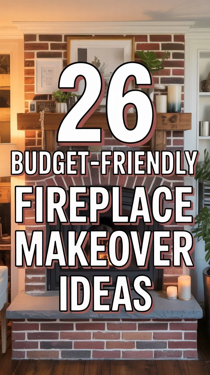 Budget-Friendly Fireplace Makeover Ideas