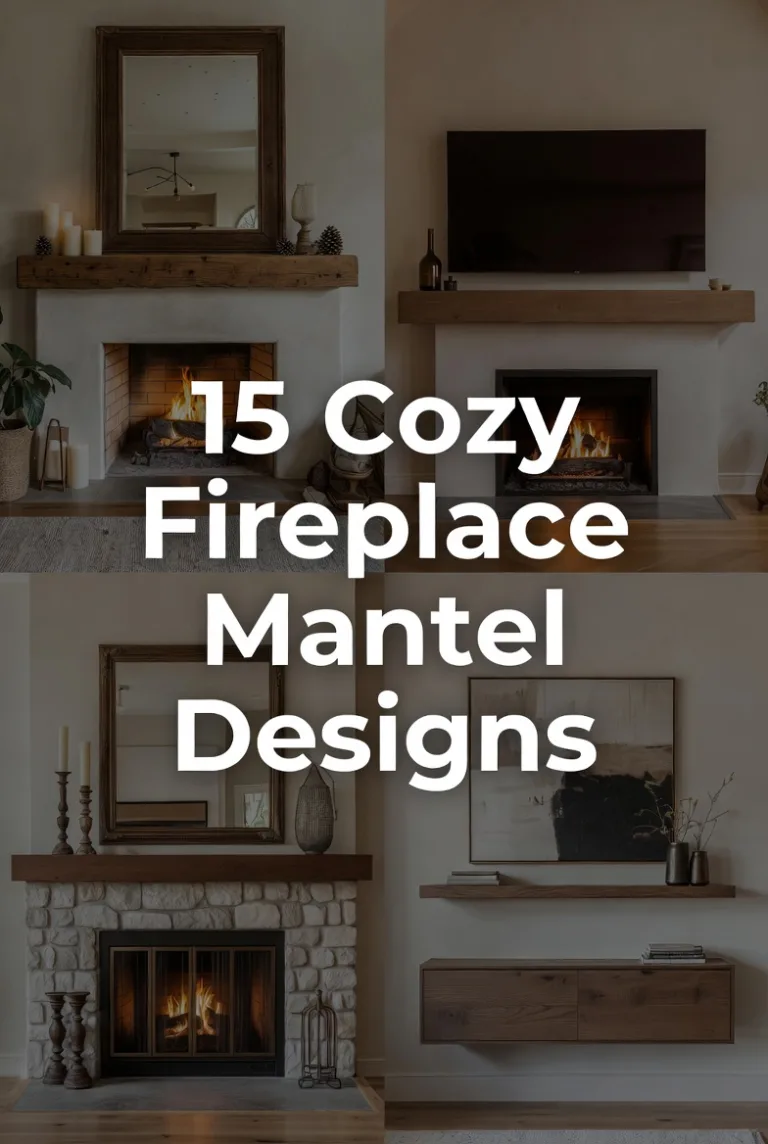 Cozy Fireplace Mantel Designs
