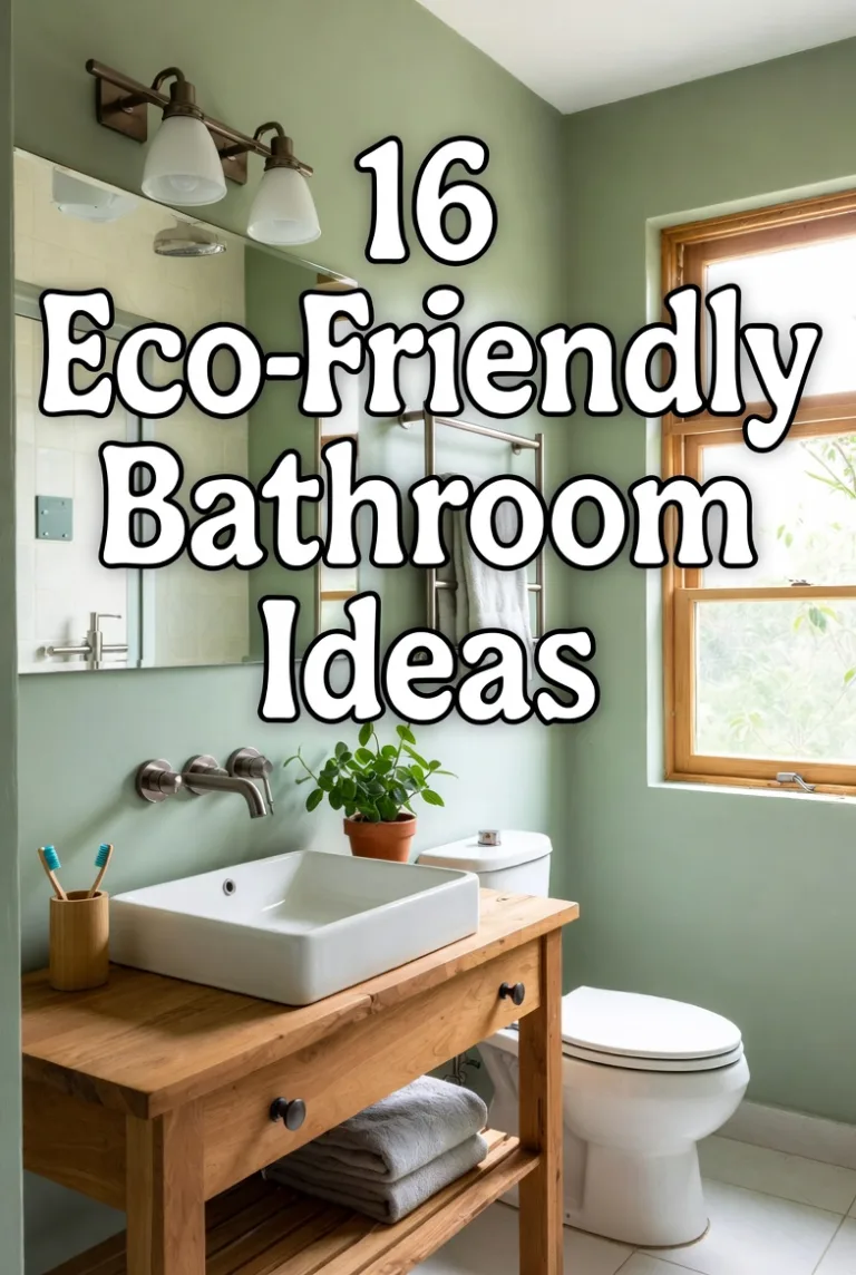 Eco-Friendly Bathroom Ideas