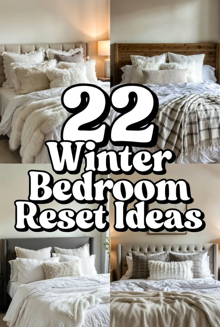 winter bedroom reset ideas