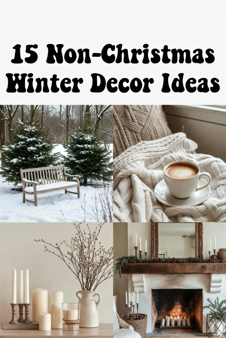 Non-Christmas Winter Decor Ideas