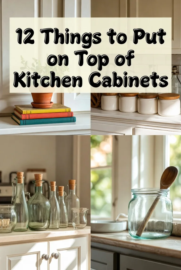 What to Put on Top of Kitchen Cabinets