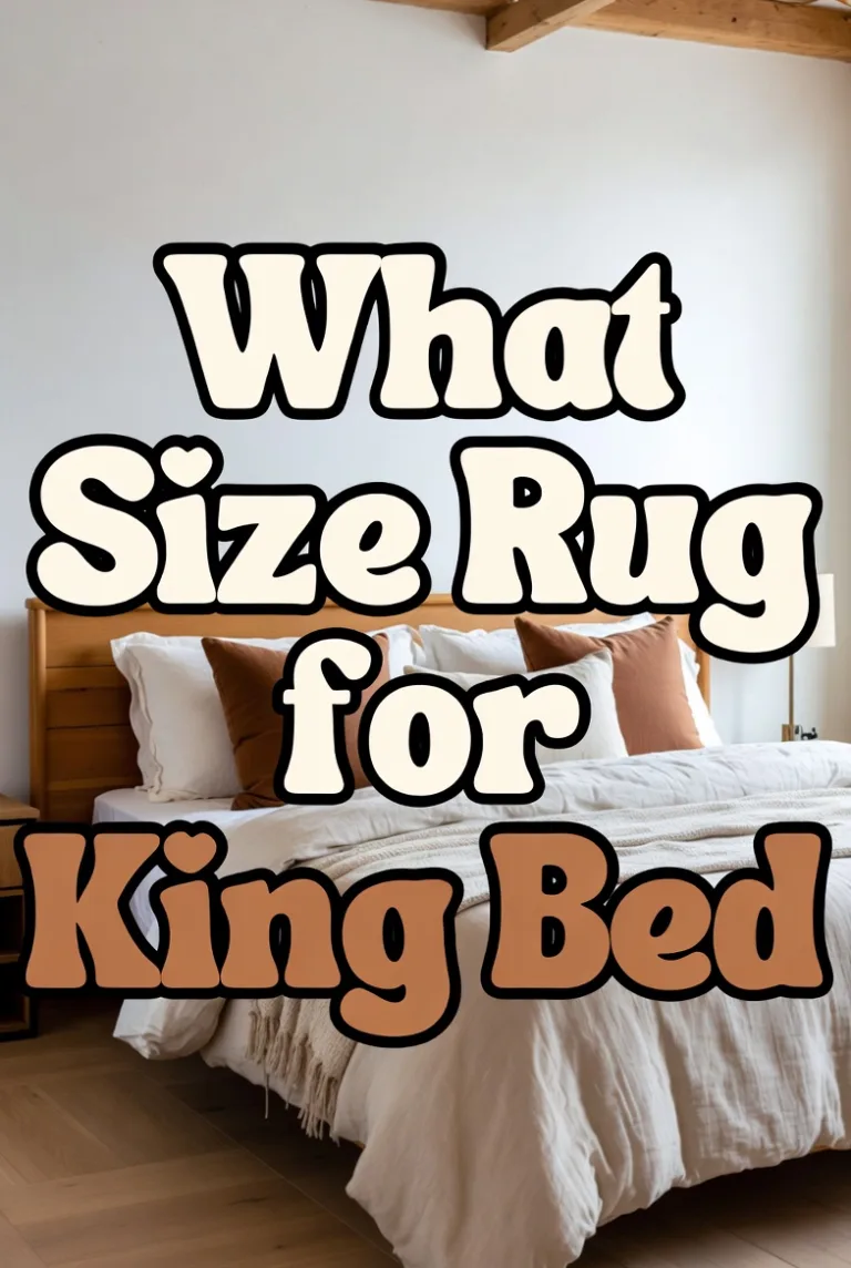 What Size Rug for King Bed