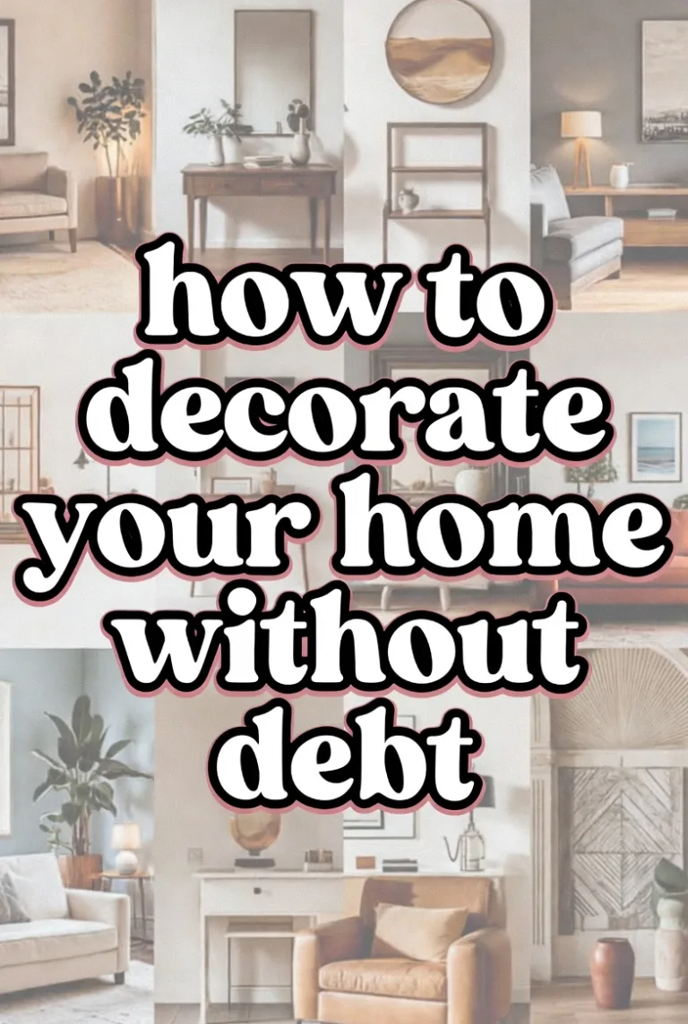 Decorating on a Budget