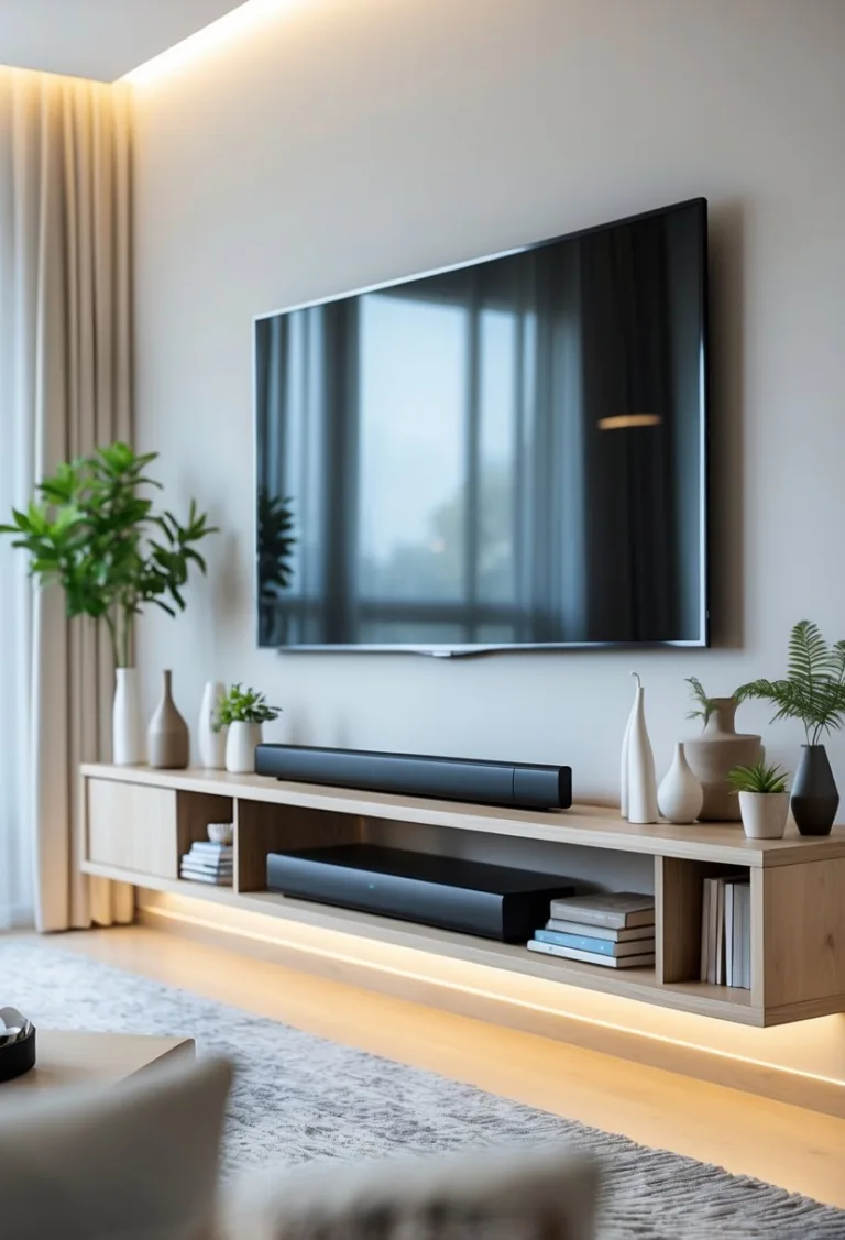 What to Put Under Mounted TV: Smart Storage, Sound, and Styling Options