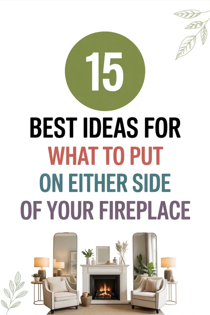 What to Put on Either Side of Fireplace