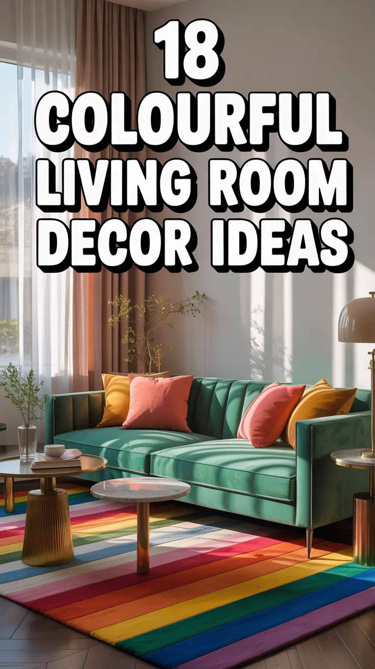 18 Colourful Living Room Decor Ideas for Dopamine