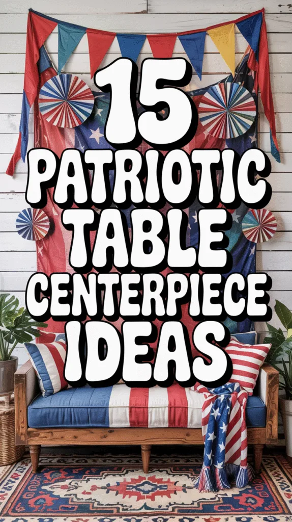 Patriotic Table Centerpiece