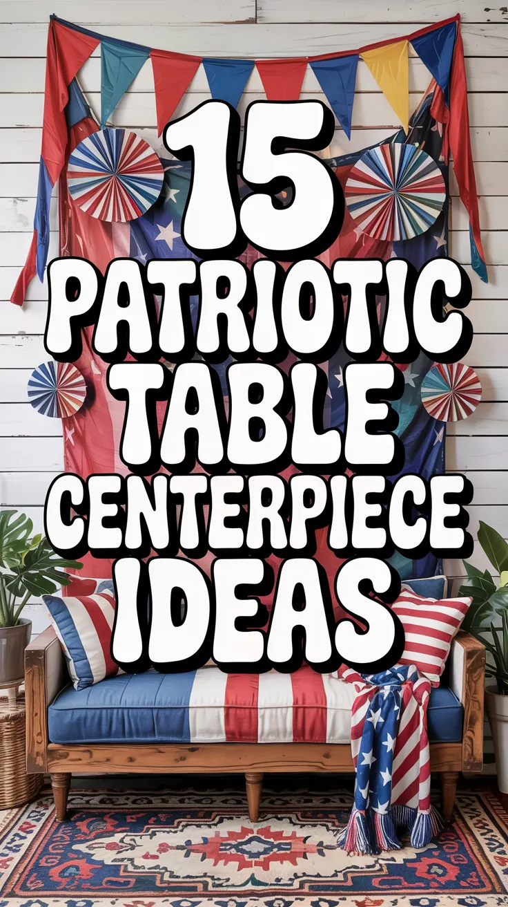 Patriotic Table Centerpiece