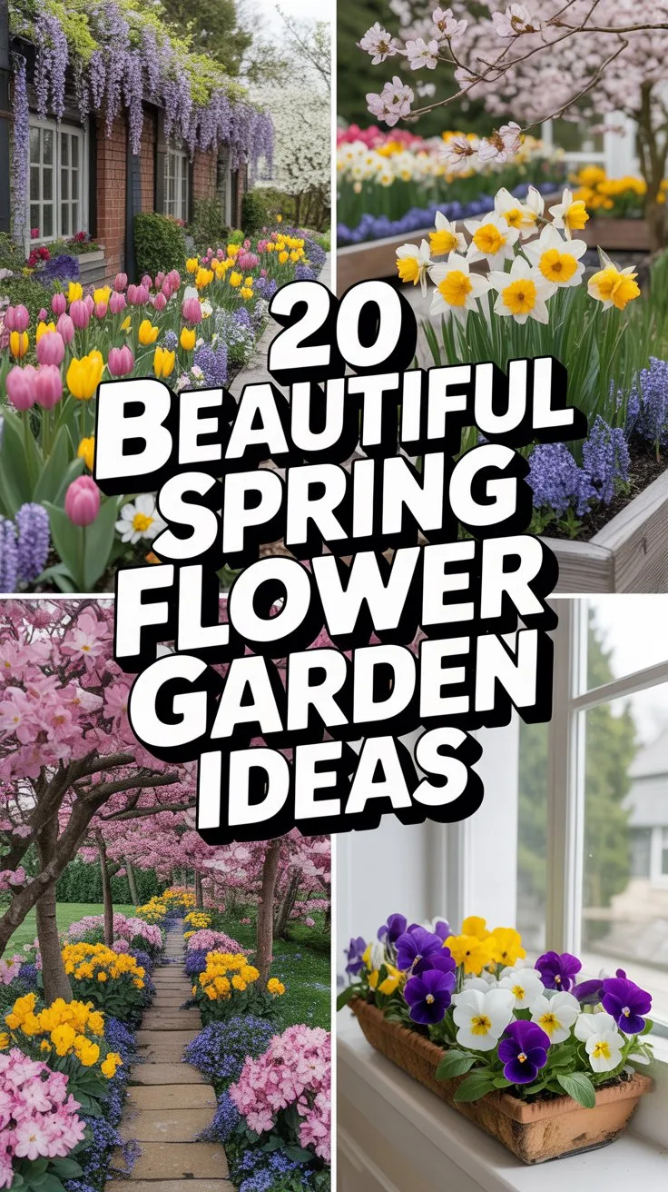 Beautiful Spring Flower Garden Ideas