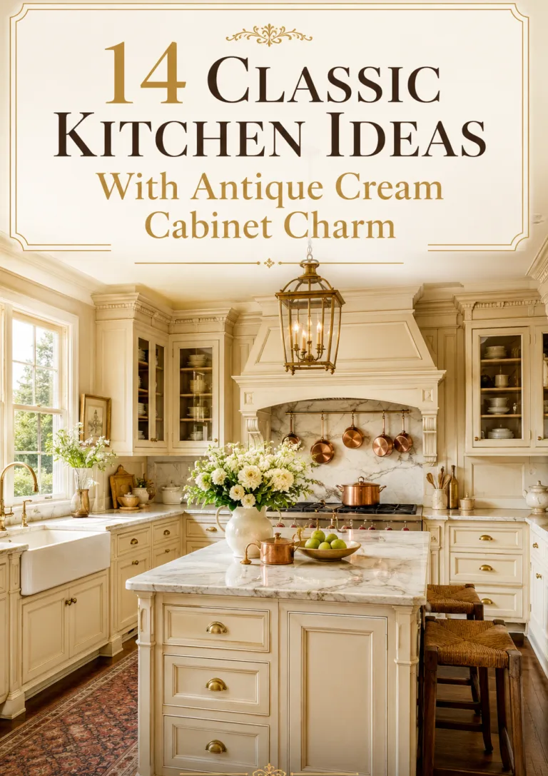 Antique Cream Cabinet Charm